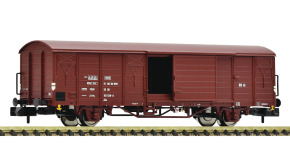 Fleischmann 826211 - N - Gedeckter Güterwagen Gbs1500, braun, DR, Ep. IV